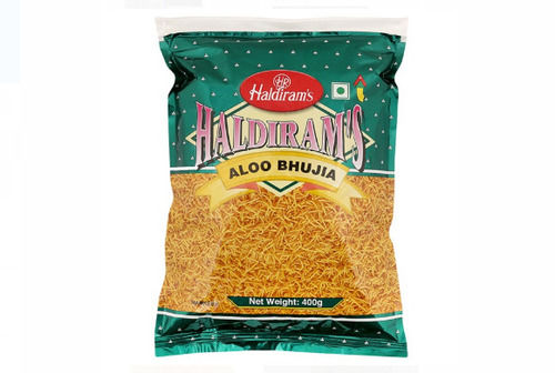 400 Gram Food Grade Salty And Spicy Taste Delicious Aloo Bhujia Namkeen 