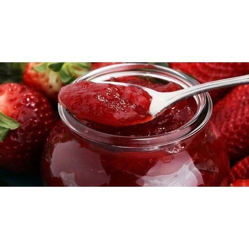 500 Gram Packaging Hygienically Prepared Rich In Fiber And Vitamins Sweet Strawberry Fruit Jam Additives: No