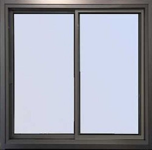 Black Color 40Mm Size Polished Glass And Aluminum Sliding Windows, 10 Kg Size: 40 Mm