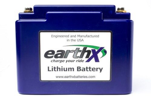 Blue And White Color Plastic Covered Advanced Unique Design Earthx ETX36C Lithium Ion Battery