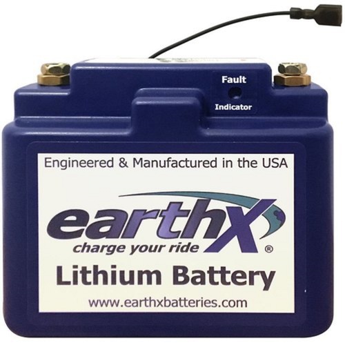 Blue And White Plastic Covered Advanced Unique Design Earthx ETX104 Lithium Ion Battery