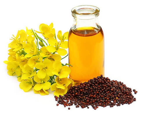 100% Pure And Natural Mustard Oil Used In Cooking
