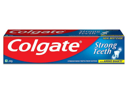 200 Gram 100% Vegetarian With Amino Shakti Colgate Toothpaste For Strong Teeth