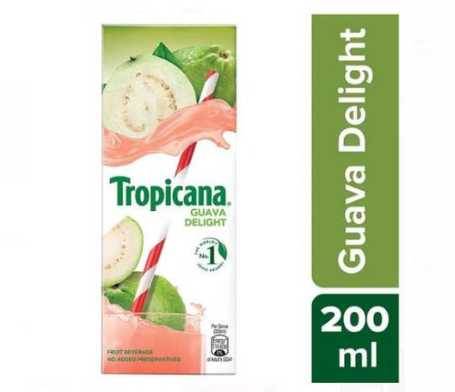 200 Ml Sweet And Delicious No Added Preservatives Tropicana Guava Delight Juice