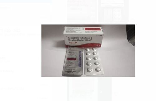 5 Mg Levocetirizine And Montelukast Sodium Ip Tablets ,Pack Of 10x10 Tablets