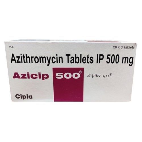 Azithromycin Tablets Ip 500 Mg Pack Of 20x3 Tablets 