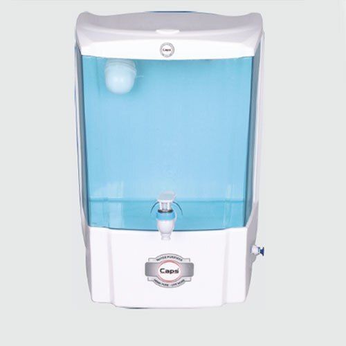 Blue And White 10 Ltr Electric Abs Plastic 220 V Wall Mounted Ro Water Purifiers Storage Capacity: 9-10 Liter (L)