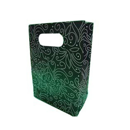 Green Eye Catching Look Printed Fancy Paper Bags