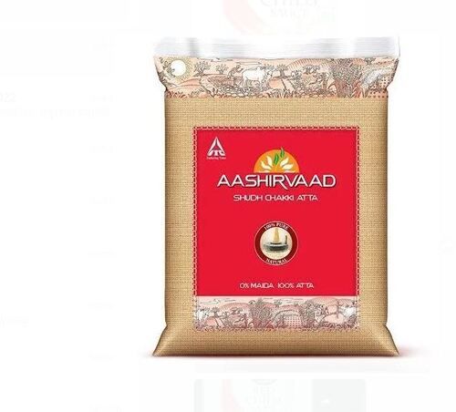 Pack Of 10 Kilograms Rich Food Grade White Fresh Aashirvaad Wheat Atta  Hardness: Soft