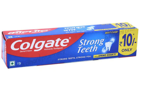 Pack Of 17 Grams Strong Teeth Amino Shakti Colgate Toothpaste