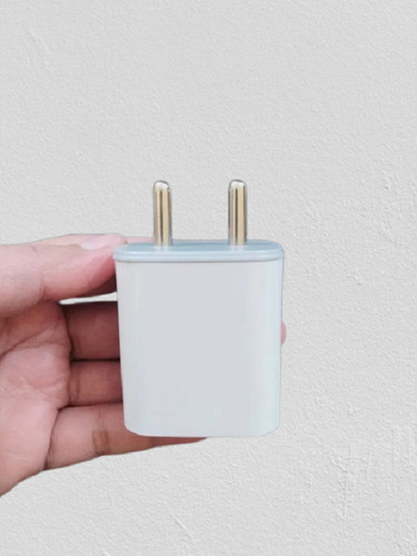 Rectangular Shape Plastic Body Material White Mobile Adapter For Fast Charger - Plastic Body, Rectangular Design, White Color | Triple Adapter for Quick Device Charging
