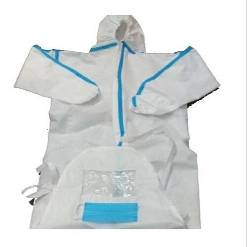  White Color Seal Protection With Shoe Cover Disposable Ppe Kit Age Group: For Adults