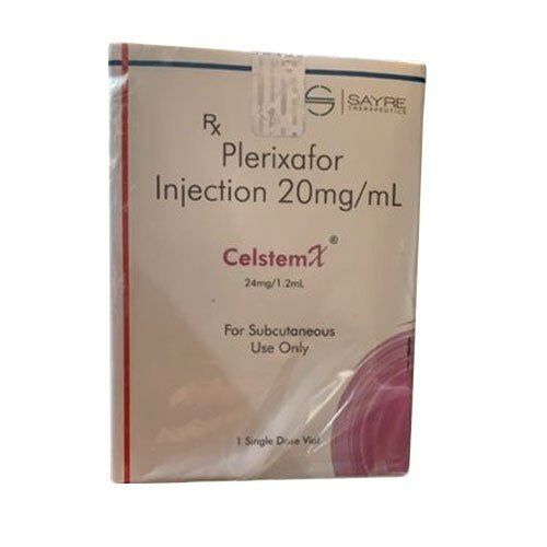 20 Milligram Single Vial Use Only Plerixafor Injection Celstem X Injection