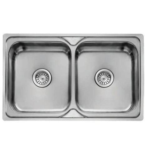 32 X 20 X 8 Inch Rectangular Mirror Finish Stainless Steel Kitchen Sink