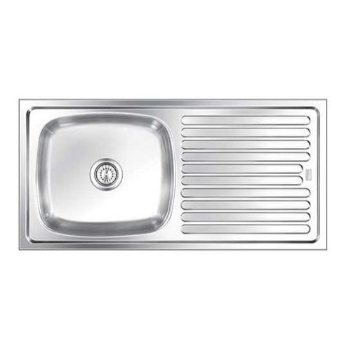37 X 18 X 7 Inches Rectangular Glossy Finish Stainless Steel Kitchen Sink