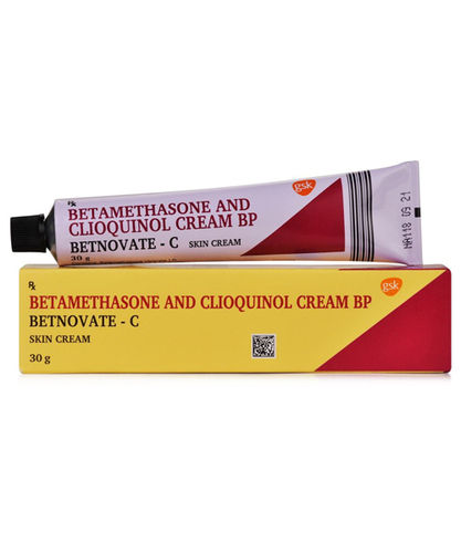 Betamethasone Clioquinol Iodochlorhydroxyquin Bet Novate C Skin Cream, Pack Of 30 Gm 