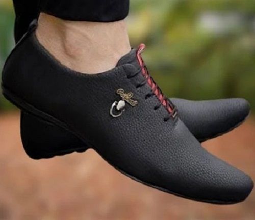 Elegant Trendy Men Stylish Velour Lining And Rubber Sole Genuine Leather Formal Shoes