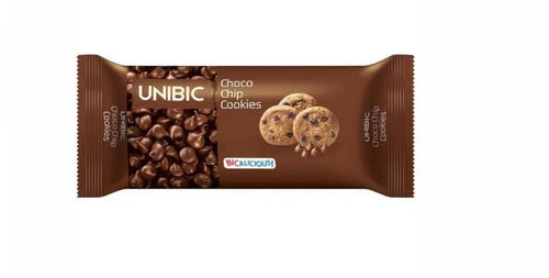 Round Crispy Delicious And Sweet Unibic Chocolate Chip Cookies In 75 Gram Pack