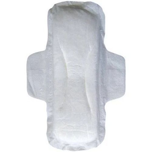 Silver White Plain 280 Mm Size Non Woven Soft Wing Straight Base Disposable Sanitary Pads