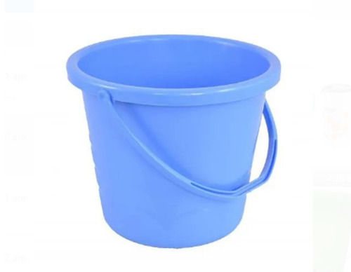  20 Liters Capacity Blue Palin Round 3 Mm Thick Plastic Water Bucket 