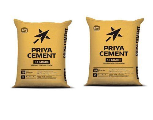 53 Grade Moderate Heat Priya Grey Cement For Construction