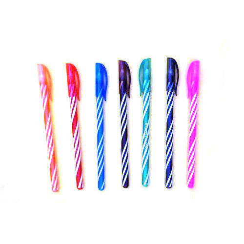 7 Inches Length Round Multi Color Plastic Body Material Ball Pen