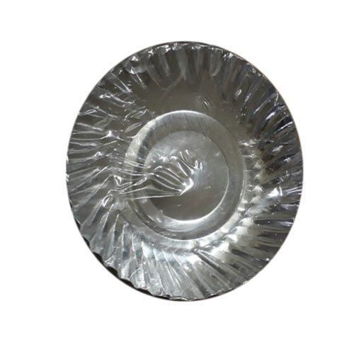 8 Inches Screen Size 1 Mm Thick Silver Color Disposable Paper Plate Application: Industry