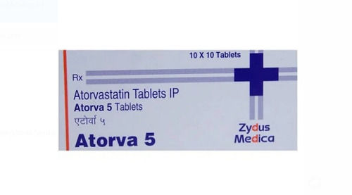 Atorva-5 Atorvastatin Ip Pack 10x10 Tablets