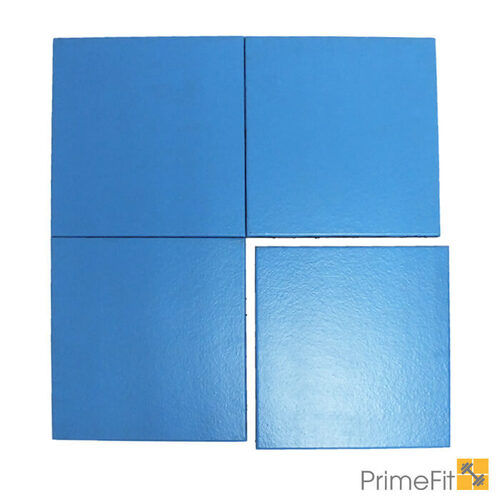 Blue Top Laminated Color Coating EPDM Rubber Gym Floor Tile