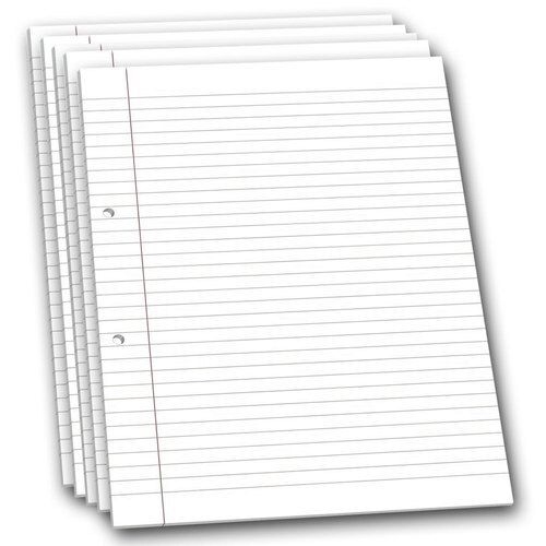 Safe And Smooth Light Weight Long Size Student Friendly Easy To Use White Paper