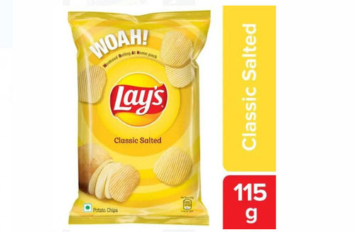 Crispy 115 Grams Classic Salted Flavor Tasty And Delicious Round Lays ...