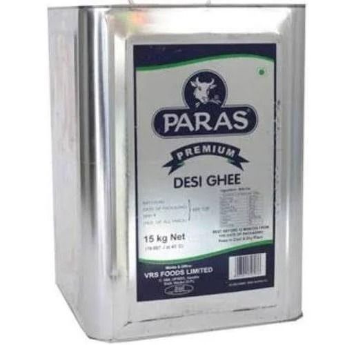 Smudge Proof 15 Kilogram Packaging Size Rich Source Of Protein Paras Premium Desi Ghee