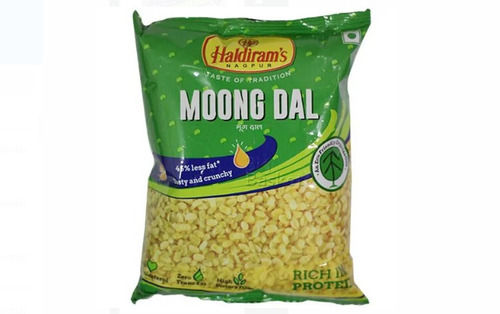 250 Grams Salted And Delicious Taste Fried Crispy Moong Dal Namkeen  Fat: 10 Percentage ( % )