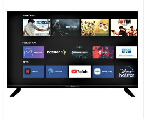 Black 32 Inches Screen 20 Watt 220 Voltage Plastic Body Full Hd Led Smart Tv