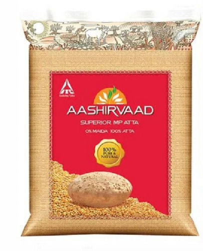 5 Kilogram Pure And Natural Well Fine Grounded Aashirvaad Whole Wheat Atta