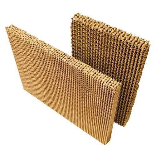 80 Gsm Rectangular Shape Evaporative Cooling Pad With 10-20 Mm