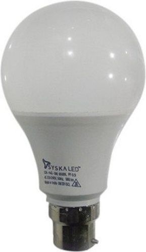 9 Watt Shock Proof Less Power Consumption Dome Ceramic B22 Led Light Bulb Grade: Medical