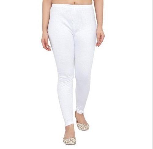 आरामदायक और धोने योग्य प्लेन पैटर्न स्ट्रेट फिट कॉटन लाइक्रा लेगिंग एज ग्रुप: वयस्क और बच्चे