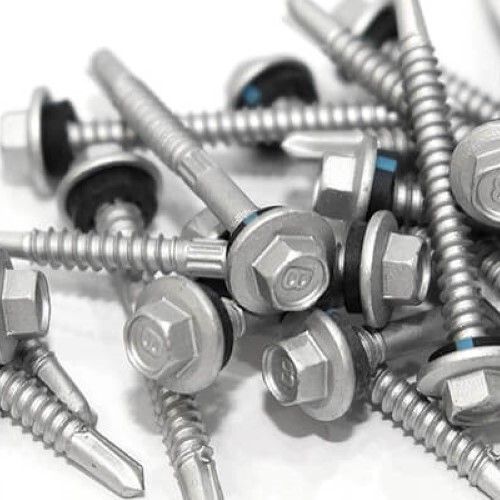 Grey Corrosion And Rust Resistant Hexagonal Stainless Steel Machine Screw Nuts