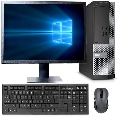 Dell Optiplex 3020 Desktop Computer With USB Keyboard And Mouse And Intel Core i5 Processor