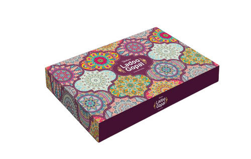 Multicolor Rectangle Shape Designer Printed And Laminated Sweet Packaging Box Capacity: 1-13 Kg/Hr