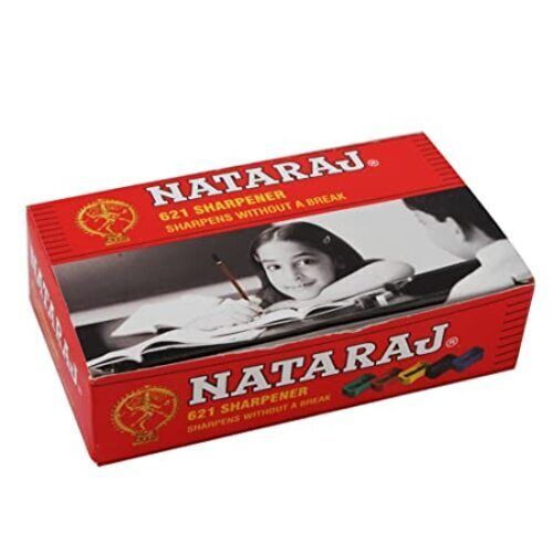 Blue Nataraj 621 Sharpeners For Pencils With Shiny Plastic And Easy Sharpening