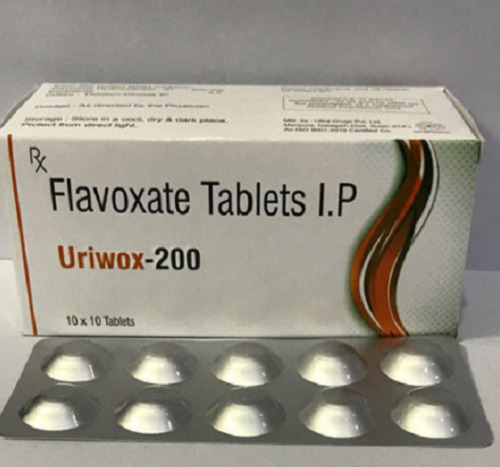Uriwox 200 Flavoxate Tablets Ip Pack Of 10 X 10 Tablets