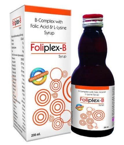 Vitamin B-Complex With Folic Acid And L Lysine Syrups 200 Ml