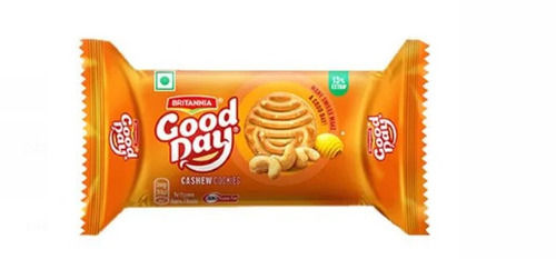 35 Grams Tasty And Delicious Round Good Day Cashew Butter Biscuits Fat Content (%): 5 Percentage ( % )