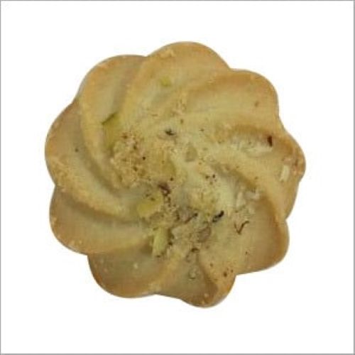 Delicious Crispy Snack Premium Round Pista Sprinkled Butter Cookies