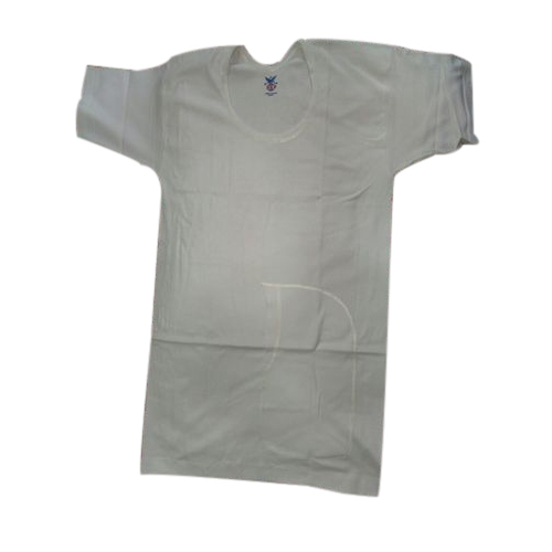 Breathable Grey Round Neck Half Sleeve Mens Vest