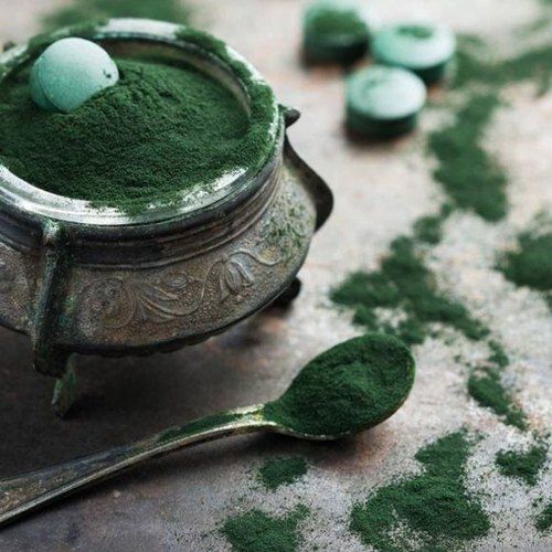 Natural And Healthy Antioxidant And Anti -Inflammatory Promoting Hair Growth Raw Spirulina Powder