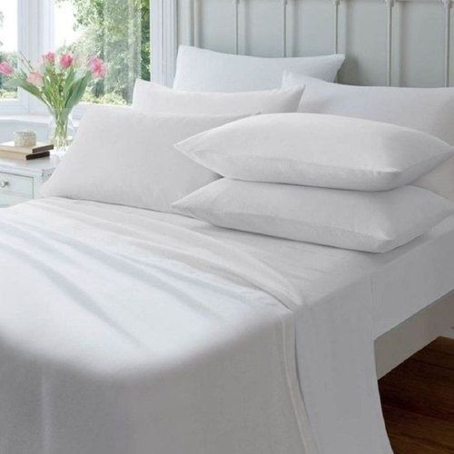 Plain and Shrink Resistant Cotton Bed Sheet