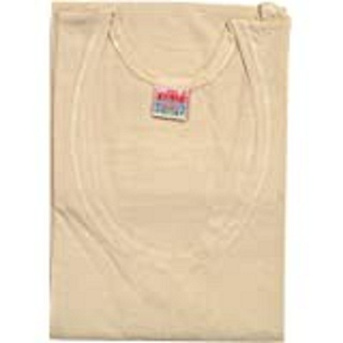 Sandal Skin Friendly Wrinkle Free Round Neck Half Sleeve Vest For Men